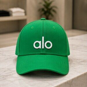 ALO Yoga Green Tennis Baseball Cap Hat Activewear